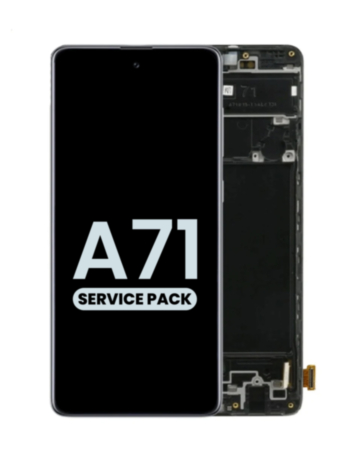 OLED Assembly with Frame for Galaxy A71 (A715 / 2020) (Service Pack)