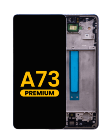 OLED Assembly with Frame for Galaxy A73 (A735 / 2022) (GRAY) (Premium)