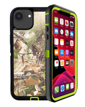 Heavy Duty Case - (CAMO GREEN) for iPhone 16e / 17e (Only Ground Shipping)