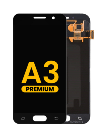 OLED Assembly without Frame for Galaxy A3 (A320 / 2017) (BLACK) (Premium)