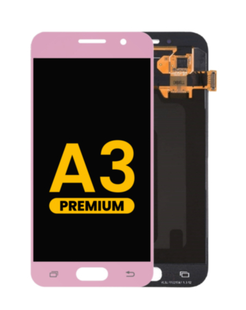 OLED Assembly without Frame for Galaxy A3 (A320 / 2017) (PINK) (Premium)
