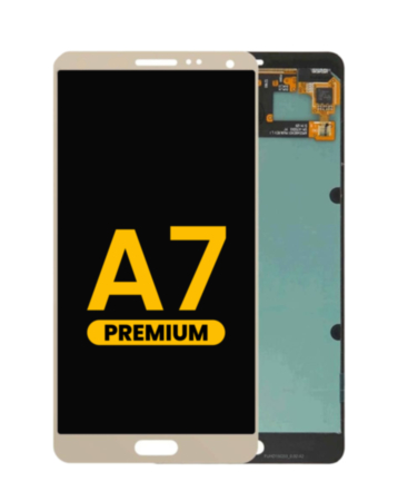 OLED Assembly without Frame for Galaxy A7 (A700 / 2015) (GOLD) (Premium)