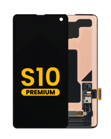 Stock up on the OLED assembly without frame for Galaxy S10 G973, premium.
