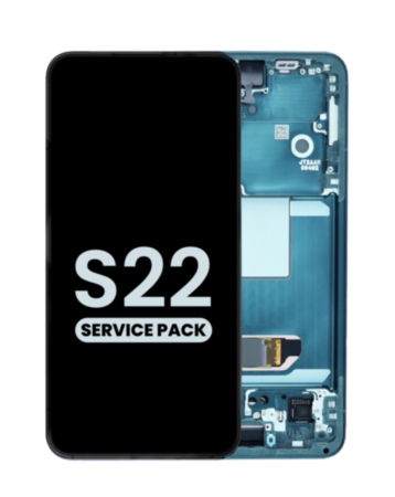 OLED Assembly with Frame for Galaxy S22 (S901) (Green) (Service Pack)