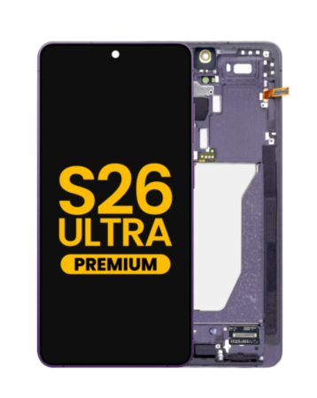 OLED Assembly with Frame for Galaxy S26 Ultra (S948) (Cobalt Violet) (Premium)