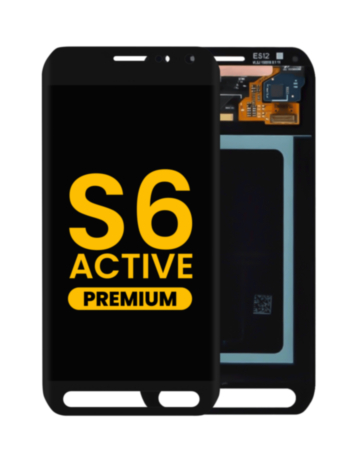 OLED Assembly without Frame for Galaxy S6 Active (G890) (BLACK) (Premium)