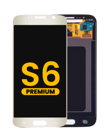 OLED Assembly without Frame for Galaxy S6 (G920) (GOLD) (Premium)
