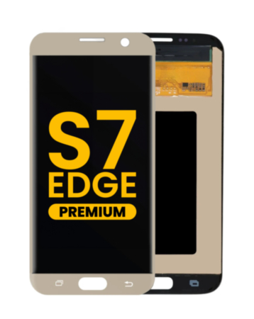 OLED Assembly without Frame for Galaxy S7 Edge (G935) (GOLD) (Premium)