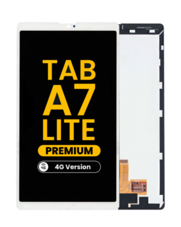 LCD Assembly without Frame for Galaxy Tab A7 Lite 8.7" (T225 / T227) (WHITE) (4G Version) (Premium)