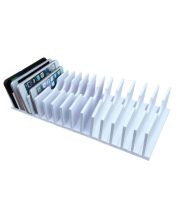 Mobile Phone Storage Rack PVC Thickened (15in1) (Only Ground Shipping)