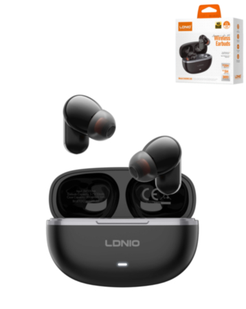 LDNIO T13 TWS Bluetooth Wireless Stereo Earbuds with Microphone (BLACK) (Only Ground Shipping)