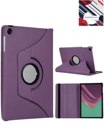 360 Degree Rotating Swivel Stand Case (PURPLE) for Galaxy Tab A9 2023 (8.7") / Tab A11 2025 (8.7") (Only Ground Shipping)