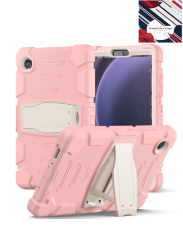 Full Body Protection Case - CHERRY PINK for Galaxy Tab A9 2023 (8.7") (X110, X115, X117) (Only Ground Shipping)