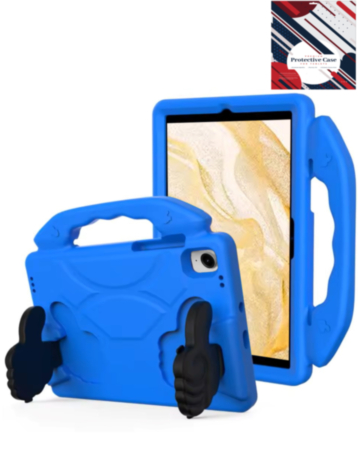 Hand - Held Stand Kids Case (BLUE) for Galaxy Tab A9 2023 (8.7") / Tab A11 2025 (8.7") (Only Ground Shipping)