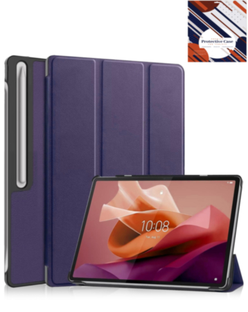 Smart Shockproof Stand Case - PURPLE for Galaxy Tab S10 Plus / S9 Plus / S8 Plus / S7 Plus / S7 FE (12.4") (Only Ground Shipping)