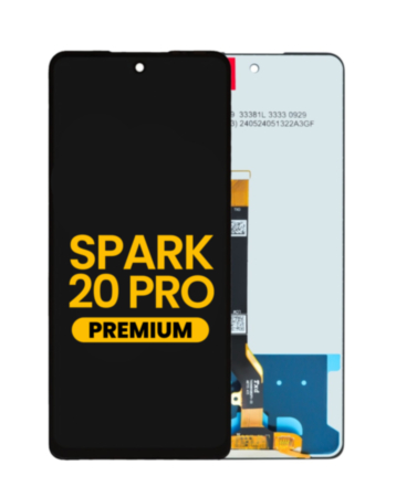 LCD Assembly without Frame for Tecno Spark 20 Pro (Premium)