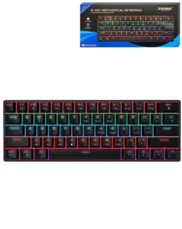 Dobe 61-Key Mechanical RGB Keyboard (Only Ground Shipping)