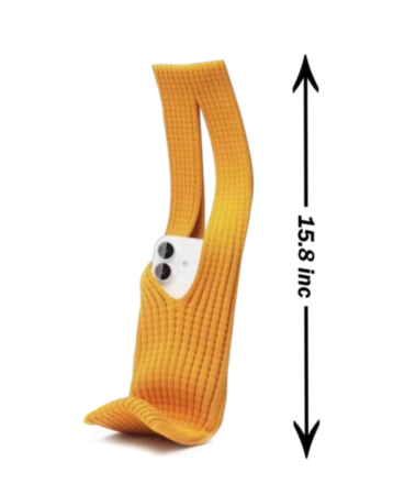 SHORT Soft Stretch Knit Phone Sleeve - GOLD (Only Ground Shipping)