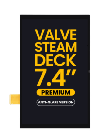 OLED Assembly without Frame for Valve Steam Deck 7.4" (2023) (Anti-Glare Version) (Premium)