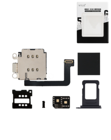 WYLIE iPhone 15 / 15 Plus US Version ESIM Conversion to Dual SIM Card MEP Integration Solution Supports SIMHUB IC (No Soldering Required)