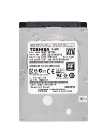 Toshiba MQ01ABF050 2.5" Internal HDD (500GB) for PCs / Xbox One X / Xbox One S