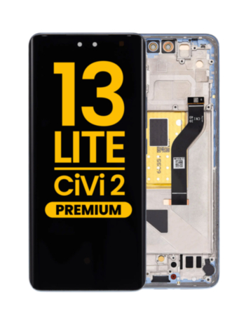 OLED Assembly with Frame for Xiaomi 13 Lite / Civi 2 (LITE BLUE) (Premium)