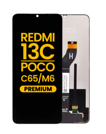 LCD Assembly without Frame for Xiaomi Redmi 13C / Poco C65 / Poco M6 (Premium)