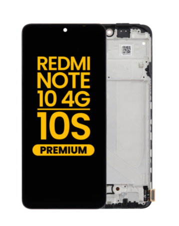 OLED Assembly with Frame for Xiaomi Redmi Note 10 4G / Redmi Note 10S (Premium)