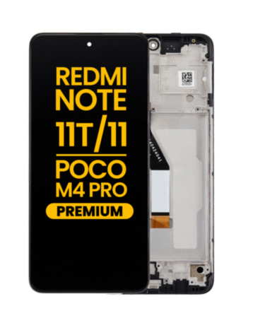 LCD Assembly with Frame for Xiaomi Redmi Note 11T 5G / Redmi Note 11 5G / Poco M4 Pro 5G (Premium)