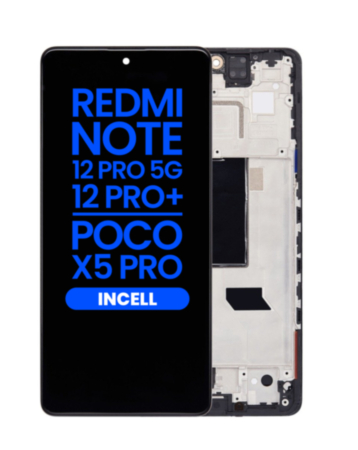 LCD Assembly with Frame for Xiaomi Redmi Note 12 Pro 5G / Redmi Note 12 Pro+ / Poco X5 Pro (Aftermarket Incell)