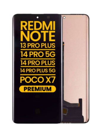 OLED Assembly without Frame for Xiaomi Redmi Note 13 Pro Plus / Note 14 Pro 5G / Note 14 Pro Plus / Note 14 Pro Plus 5G / Poco x7 (Premium)