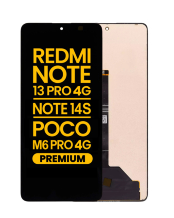 OLED Assembly without Frame for Xiaomi Redmi Note 13 Pro 4G / Xiaomi Poco M6 Pro 4G / Xiaomi Redmi Note 14S (Premium)