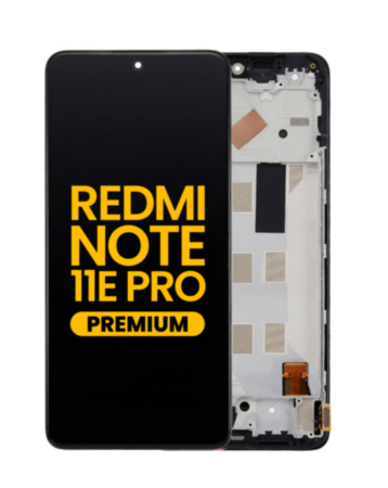 OLED Assembly with Frame for Xiaomi Redmi Note 11E Pro (Premium)