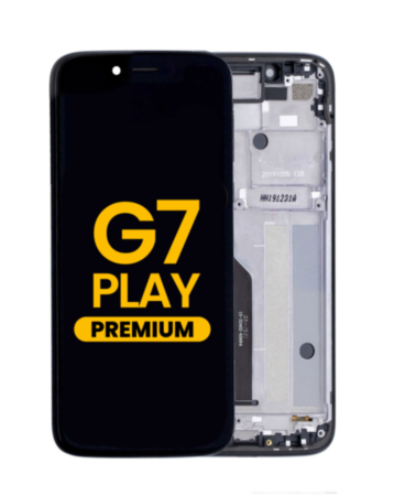 LCD Assembly with Frame for Motorola Moto G7 Play (XT1952) (DEEP INDIGO) (Premium)