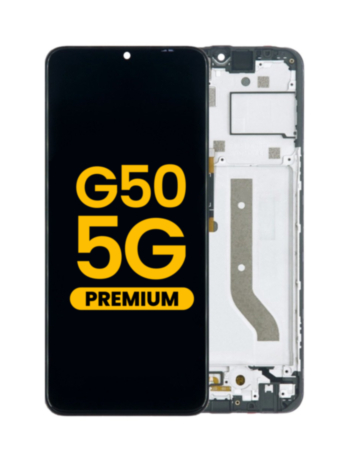 LCD Assembly with Frame for Motorola Moto G50 5G (XT2149-1) (BLACK) (Premium)