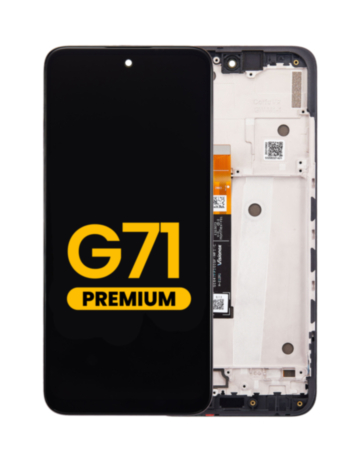 OLED Assembly with Frame for Moto G71 5G (XT2169-1) (Premium)