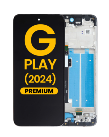 LCD Assembly with Frame for Moto G Play (XT2413-2 / 2024) (Premium)