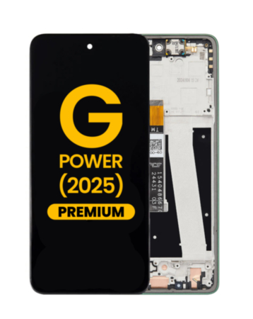 LCD Assembly with Frame for Motorola Moto G Power 5G (XT2515-1 / 2025) (LEAF GREEN) (Premium)
