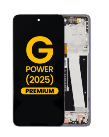 LCD Assembly with Frame for Motorola Moto G Power 5G (XT2515-1 / 2025) (SLATE GRAY) (Premium)
