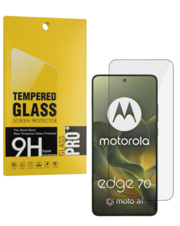 Clear Tempered Glass for Motorola Edge 70 (XT2601 / 2025) (Case Friendly / 2.5D / 1 Piece)