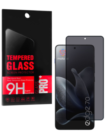 Privacy Tempered Glass for Motorola Edge 70 (XT2601 / 2025) (Case Friendly / Anti-Spy / 1 Piece)