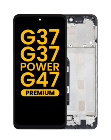 LCD Assembly with Frame for Motorola Moto G37 (XT2625-4-5 / 2026) / G37 Power (XT2625-3-6 / 2026) / G47 (XT2625-1-2 / 2026) (Premium)