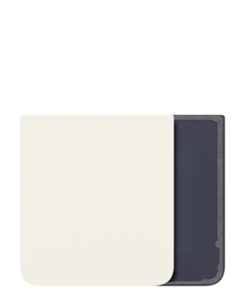 Bottom Back Cover for Galaxy Z Flip 5 F731 (NO LOGO) (CREAM)