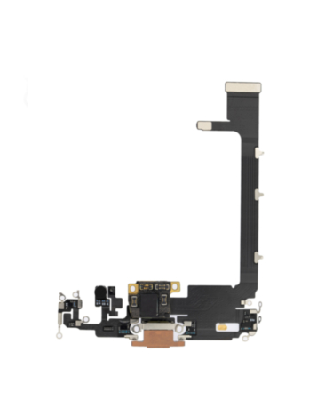 Charging Port Flex Cable for iPhone 11 Pro Max (GOLD) (Premium)