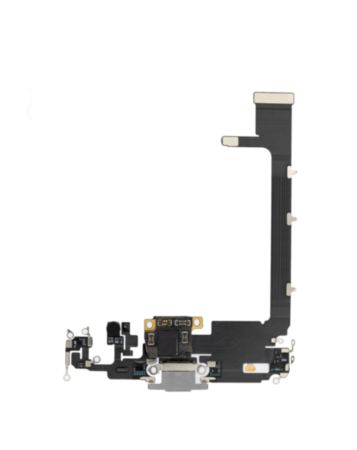 Charging Port Flex Cable for iPhone 11 Pro Max (SILVER) (Premium)