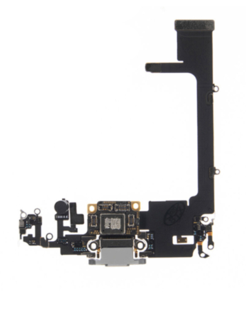 Charging Port Flex Cable for iPhone 11 Pro (SILVER) (Premium)