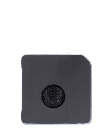 Flash Light / Power Flex Bracket with Microphone Mesh for iPhone 12 Mini (Pack of 10) (BLACK)