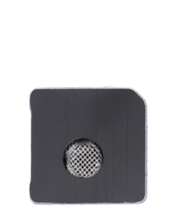 Flash Light / Power Flex Bracket with Microphone Mesh for iPhone 12 Mini (Pack of 10) (WHITE)