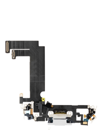 Charging Port Flex Cable for iPhone 12 Mini (WHITE) (Premium)