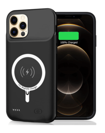 Slim Charging Case with Msafe Charging (8500 mAh) for iPhone 12 Pro Max (Only Ground Shipping)
